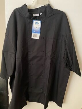 Chef Works Men’s Black Double-Breasted Chef Jacket